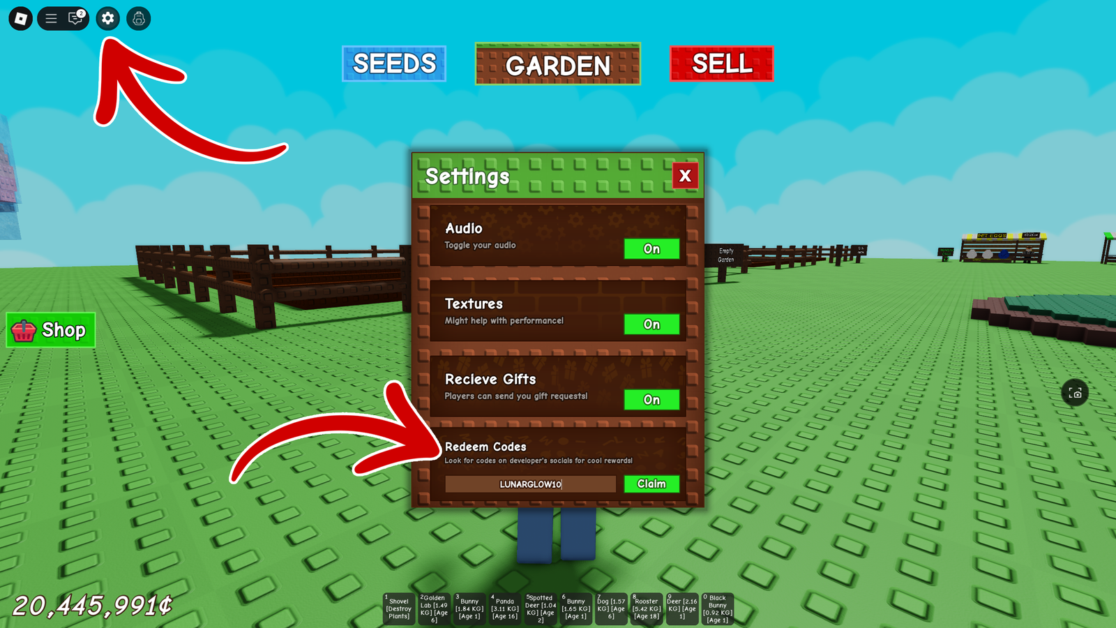 Kode Grow a Garden Terbaru