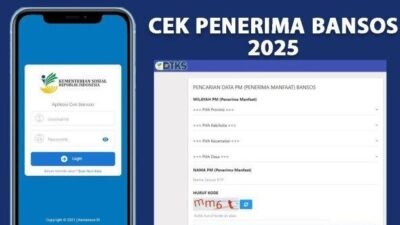 Ilustrasi pengecekan bansos Kemensos secara online melalui situs dan aplikasi resmi.