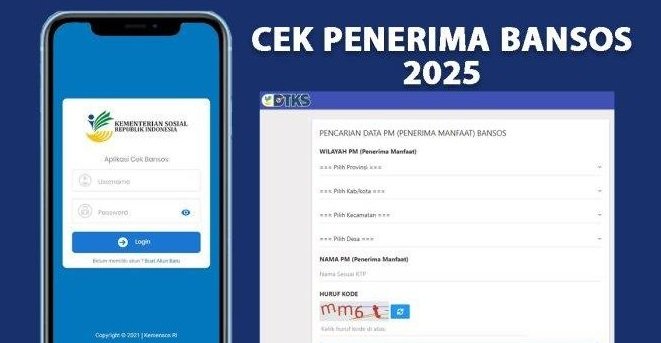 Ilustrasi pengecekan bansos Kemensos secara online melalui situs dan aplikasi resmi.