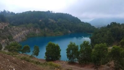 sejarah danau biru sawahlunto