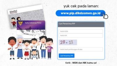 cara cek bantuan PIP lewat HP