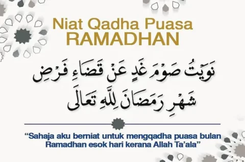 Niat Puasa Ganti Ramadhan