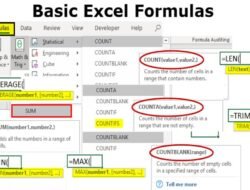 Rumus Excel Lengkap untuk Kerja dan Analisis Data