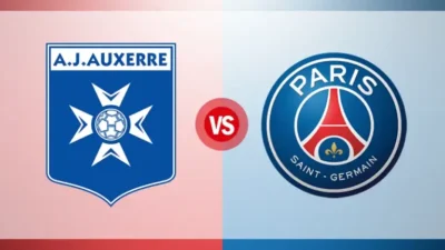 Bradley Barcola mencetak gol penentu kemenangan PSG atas Auxerre di Ligue 1.